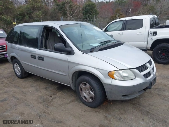 2001 Dodge Caravan SE with VIN 1B4GP25371B255014, listed as a IAAI auction lot 41796770 with 274,726 mi miles. Bid and sale history available at carsss.com. Image 1.