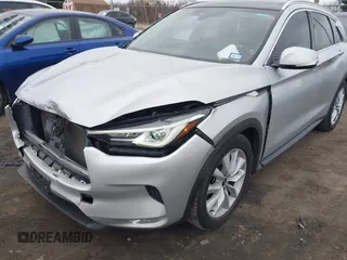 2019 Infiniti QX50 LUXE with VIN 3PCAJ5M17KF122263, listed as a IAAI auction lot 41277687 with 58,338 mi miles. Bid and sale history available at carsss.com. Image 6.
