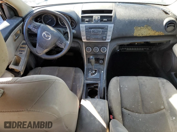 2011 Mazda Mazda6 i Sport with VIN 1YVHZ8BH9B5M22567, listed as a Copart auction lot 89324945 with 0 mi miles and Salvage Title. Bid and sale history available at carsss.com. Image 8.