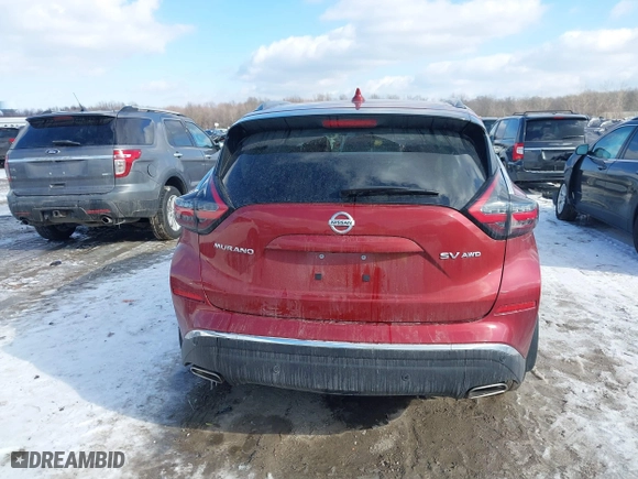 2020 Nissan Murano SV with VIN 5N1AZ2BS7LN145138, listed as a IAAI auction lot 41537154 with 29,730 mi miles. Bid and sale history available at carsss.com. Image 17.