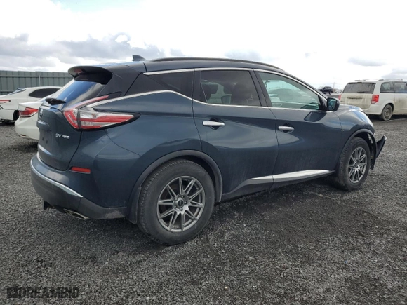 2017 Nissan Murano SL with VIN 5N1AZ2MH2HN132905, listed as a Copart auction lot 50767955 with 173,086 mi miles and Clean Title. Bid and sale history available at carsss.com. Image 3.