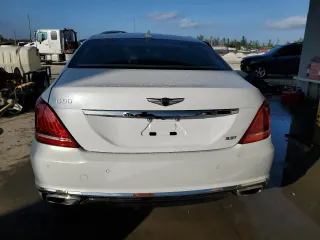 2019 Genesis G90 3.3T Premium with VIN KMTF34JA0KU054699, listed as a Copart auction lot 88333005 with 44,582 mi miles and Non Repairable. Bid and sale history available at carsss.com. Image 6.