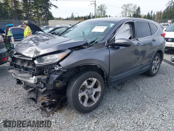 2019 Honda CR-V EX with VIN JHLRW2H57KX022530, listed as a IAAI auction lot 41970376 with 51,327 mi miles. Bid and sale history available at carsss.com. Image 18.