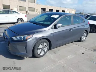 2018 Hyundai Ioniq Hybrid Blue with VIN KMHC65LC0JU065418, listed as a IAAI auction lot 41588505 with 99,069 mi miles. Bid and sale history available at carsss.com. Image 17.
