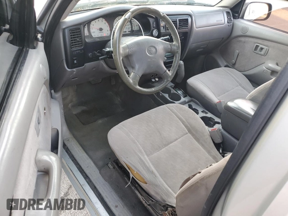 2003 Toyota Tacoma PreRunner with VIN 5TESM92N83Z216595, listed as a Copart auction lot 43113445 with 297,638 mi miles and Salvage title. Bid and sale history available at DreamBid. Image 8.