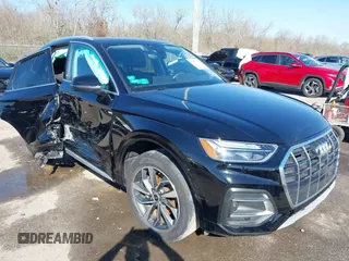2021 Audi Q5 Premium Plus with VIN WA1BAAFY7M2065912, listed as a IAAI auction lot 41752656 with 30,472 mi miles and . Bid and sale history available at DreamBid. Image 1.