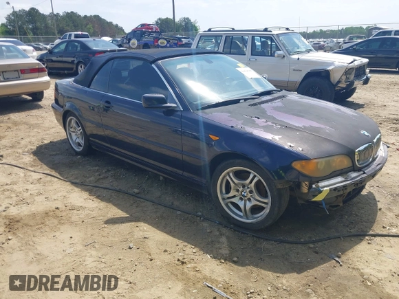 2004 BMW 3 Series 325Ci with VIN WBABW334X4PL26552, listed as a IAAI auction lot 42074709 with 303,804 mi miles and . Bid and sale history available at DreamBid. Image 1.