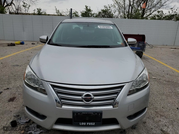 2014 Nissan Sentra SR with VIN 3N1AB7AP8EY207013, listed as a Copart auction lot 51423205 with NaN miles and Clean Title. Bid and sale history available at carsss.com. Image 5.