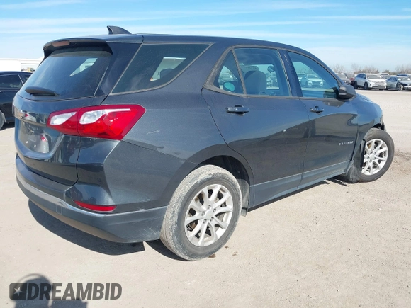 2018 Chevrolet Equinox LS with VIN 2GNAXHEV7J6305532, listed as a IAAI auction lot 41136629 with 180,490 mi miles and . Bid and sale history available at DreamBid. Image 4.