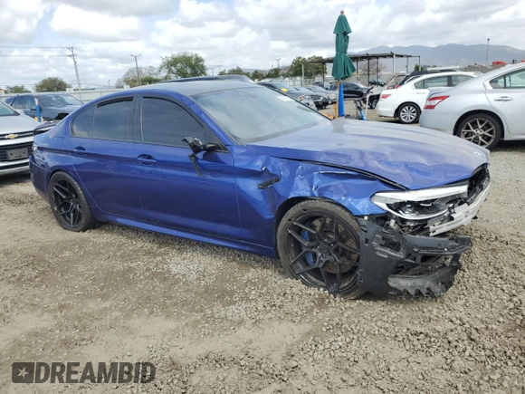 2019 BMW M5 z VIN WBSJF0C58KB448366, wystawiony jako Copart lot #50417885 z przebiegiem 59 061 mil mil oraz Szkoda całkowita • Salvage title. Historia ofert i sprzedaży dostępna na DreamBid. Obrazek 4.