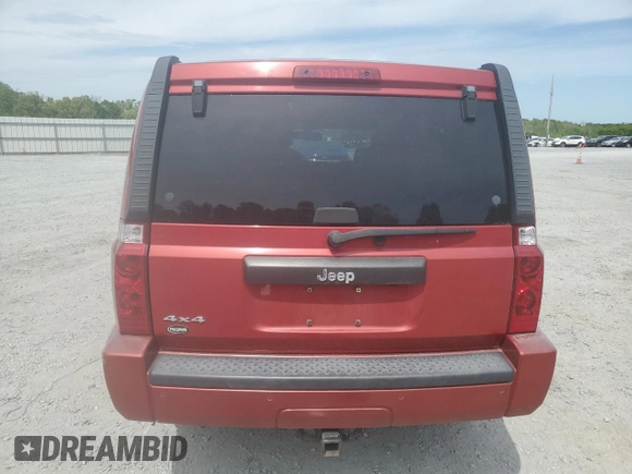 2006 Jeep Commander with VIN 1J8HG48K16C228374, listed as a Copart auction lot 53784465 with 114,799 mi miles and Salvage Title. Bid and sale history available at DreamBid. Image 6.