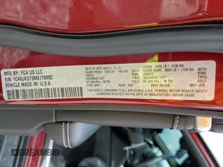 2021 Jeep Grand Cherokee Overland with VIN 1C4RJKDT6M8178992, listed as a Copart auction lot 63061395 with 62,051 mi miles and Salvage title. Bid and sale history available at DreamBid. Image 14.