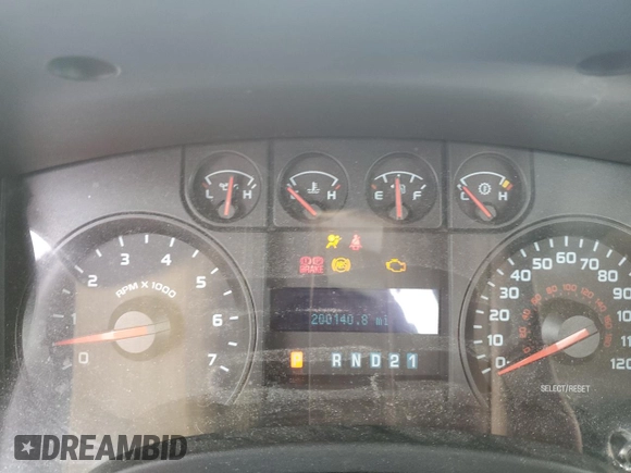 2010 Ford F-150 XL with VIN 1FTMF1CW2AKE74396, listed as a Copart auction lot 55518535 with 200,140 mi miles and Salvage title. Bid and sale history available at DreamBid. Image 9.