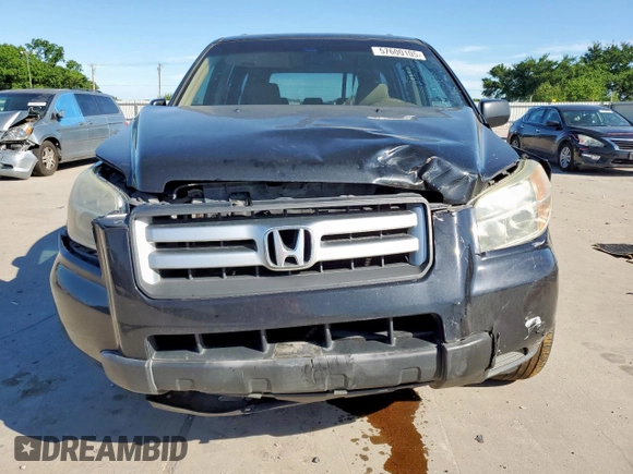 2006 Honda Pilot LX with VIN 5FNYF28116B022402, listed as a Copart auction lot 57600105 with 226,999 mi miles and Salvage title. Bid and sale history available at DreamBid. Image 5.
