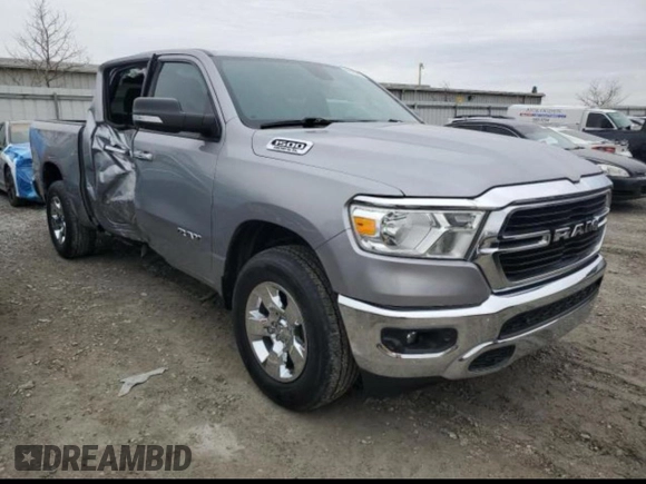 2019 Ram 1500 Big Horn with VIN 1C6SRFFTXKN668081, listed as a Copart auction lot 60136735 with 108,309 mi miles and Salvage title. Bid and sale history available at DreamBid. Image 2.
