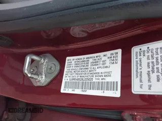 2008 Honda CR-V EX with VIN 5J6RE48528L025020, listed as a IAAI auction lot 40967326 with Not Provided miles. Bid and sale history available at carsss.com. Image 9.