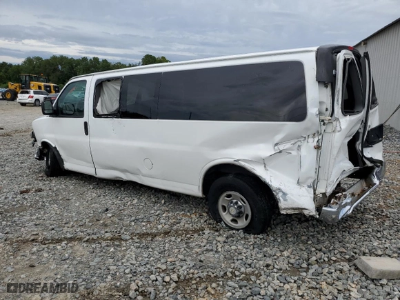 2012 Chevrolet Express Passenger 1LT with VIN 1GAZG1FG5C1183156, listed as a Copart auction lot 65655454 with 130,915 mi miles and Salvage Title. Bid and sale history available at carsss.com. Image 2.