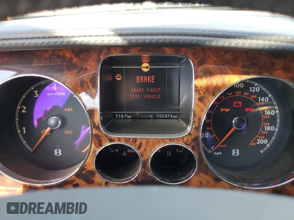 2005 Bentley Continental GT GT z VIN SCBCR63W25C026291, wystawiony jako Copart lot #71823914 z przebiegiem 62 431 mil mil oraz Szkoda całkowita • Salvage title. Historia ofert i sprzedaży dostępna na DreamBid. Obrazek 9.