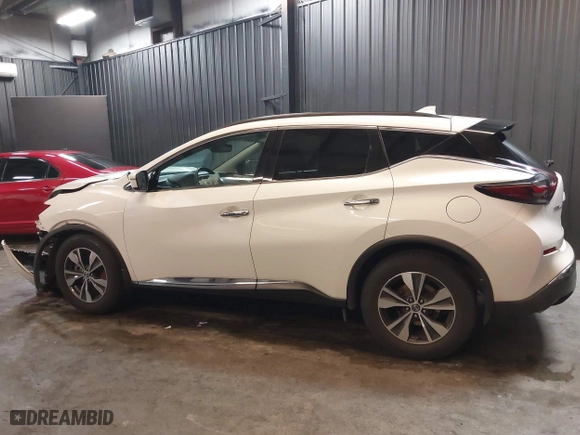 2020 Nissan Murano SV with VIN 5N1AZ2BS8LN117428, listed as a IAAI auction lot 41257451 with 80,457 mi miles. Bid and sale history available at carsss.com. Image 15.