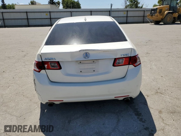 2010 Acura TSX with VIN JH4CU2F61AC018059, listed as a Copart auction lot 62791295 with 165,154 mi miles and Salvage title. Bid and sale history available at DreamBid. Image 6.