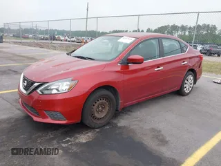 2016 Nissan Sentra S with VIN 3N1AB7AP7GY252835, listed as a IAAI auction lot 42117638 with 153,119 mi miles. Bid and sale history available at carsss.com. Image 2.