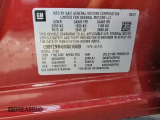 2022 Buick Envision Essence with VIN LRBFZNR45ND016809, listed as a Copart auction lot 68897364 with 20,148 mi miles and Salvage Title. Bid and sale history available at carsss.com. Image 14.