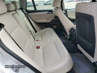 2013 BMW X3 xDrive28i with VIN 5UXWX9C5XD0A30504, listed as a Copart auction lot 53200135 with 52,252 mi miles and Salvage Title. Bid and sale history available at DreamBid. Image 11.