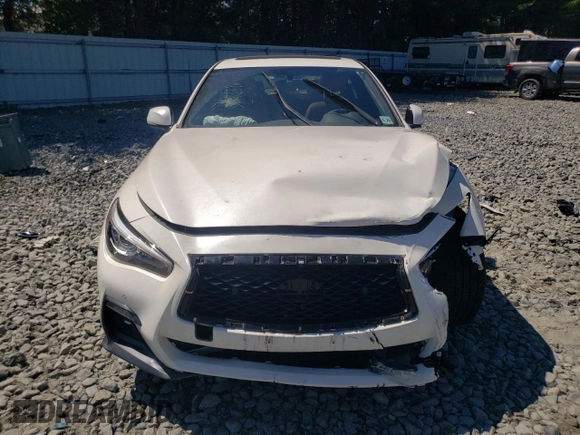 2021 Infiniti Q50 Signature Edition с VIN JN1EV7CR1MM754889, выставлен на аукционе Copart как лот 60595224 с пробегом 29 087 миль миль и Списание • Salvage title. История ставок и продаж доступна на DreamBid. Изображение 5.