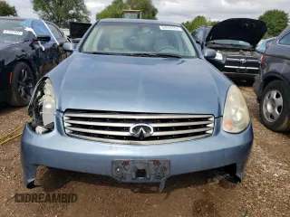 2006 Infiniti G35 with VIN JNKCV51F16M610696, listed as a Copart auction lot 68944054 with 146,482 mi miles and Salvage Title. Bid and sale history available at DreamBid. Image 5.