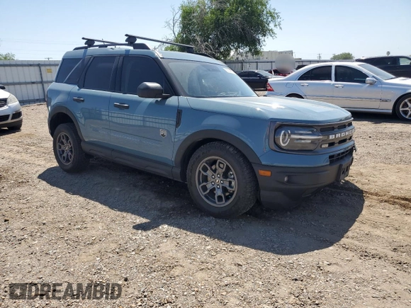 2023 Ford Bronco Sport Big Bend z VIN 3FMCR9B64PRD69667, wystawiony jako Copart lot #52929675 z przebiegiem 40 706 mil mil oraz Szkoda całkowita • Salvage title. Historia ofert i sprzedaży dostępna na DreamBid. Obrazek 4.