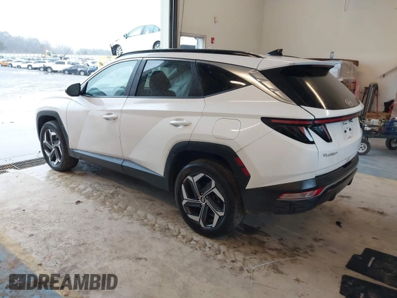 2022 Hyundai Tucson SEL Convenience with VIN KM8JFCA1XNU075554, listed as a IAAI auction lot 41617350 with 29,676 mi miles and . Bid and sale history available at carsss.com. Image 3.