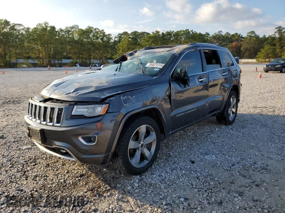 2014 Jeep Grand Cherokee Overland with VIN 1C4RJECG9EC212041, listed as a Copart auction lot 84621314 with 149,136 mi miles and Non Repairable. Bid and sale history available at carsss.com. Image 1.