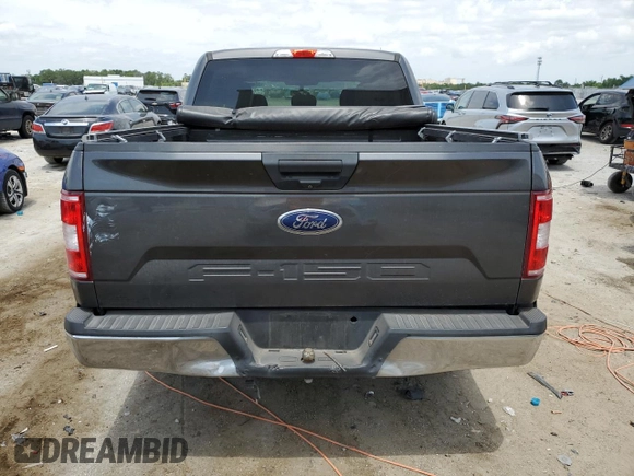 2020 Ford F-150 XL with VIN 1FTEW1C51LKE08033, listed as a Copart auction lot 53891445 with 201,612 mi miles and Clean Title. Bid and sale history available at carsss.com. Image 6.