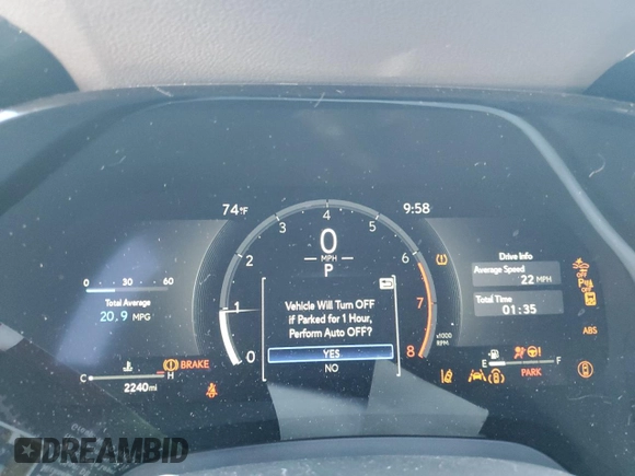 2025 Lexus RX 350 с VIN 2T2BAMBA3SC052181, выставлен на аукционе Copart как лот 42496395 с пробегом 2 240 миль миль и Списание • Salvage title. История ставок и продаж доступна на DreamBid. Изображение 9.