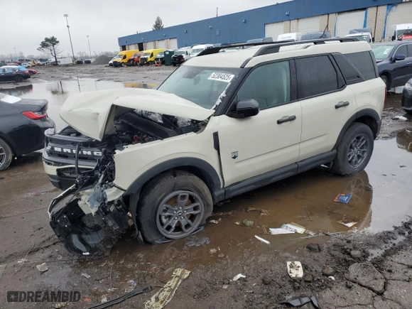 2024 Ford Bronco Sport Big Bend with VIN 3FMCR9B64RRE39462, listed as a Copart auction lot 52304525 with 7,199 mi miles and Salvage Title. Bid and sale history available at carsss.com. Image 1.