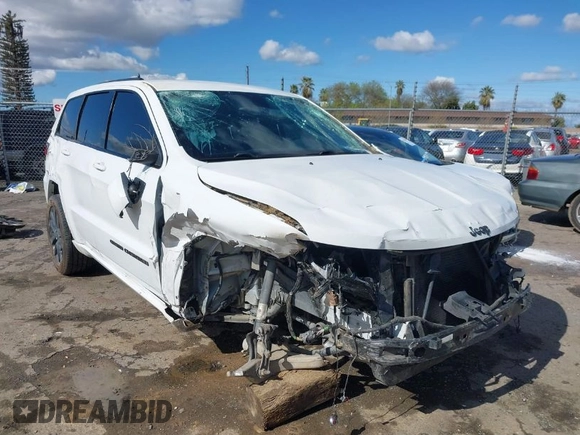 2018 Jeep Grand Cherokee Laredo E with VIN 1C4RJEAG4JC193539, listed as a IAAI auction lot 41827154 with 79,784 mi miles. Bid and sale history available at carsss.com. Image 1.