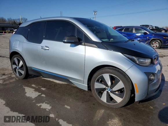 2014 BMW i3 with VIN WBY1Z2C54EV283864, listed as a Copart auction lot 50155985 with 69,952 mi miles and Salvage Title. Bid and sale history available at carsss.com. Image 4.