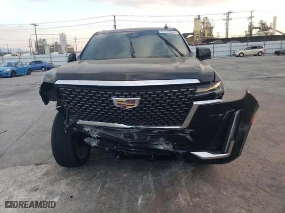 2024 Cadillac Escalade RWD Luxury with VIN 1GYS3AKL9RR250191, listed as a Copart auction lot 81110414 with 18,882 mi miles and Salvage Title. Bid and sale history available at carsss.com. Image 5.