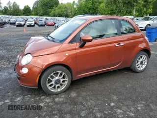 2013 FIAT 500 Pop with VIN 3C3CFFAR2DT649212, listed as a Copart auction lot 57527625 with 156,251 mi miles and Salvage title. Bid and sale history available at DreamBid. Image 1.