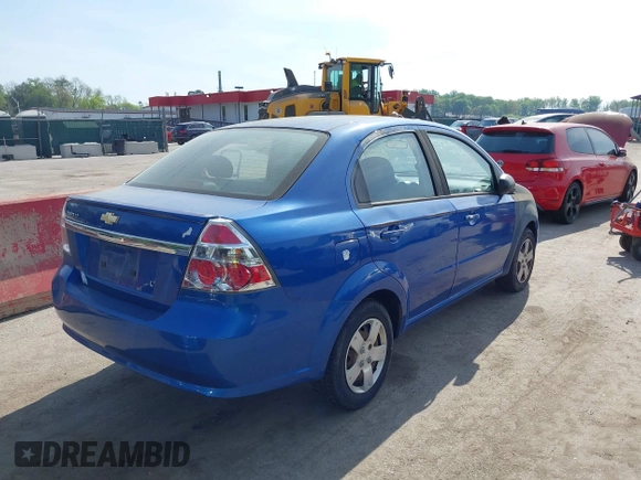 2011 Chevrolet Aveo 1LT with VIN KL1TD5DE8BB137545, listed as a IAAI auction lot 42122451 with 188,034 mi miles and . Bid and sale history available at DreamBid. Image 4.