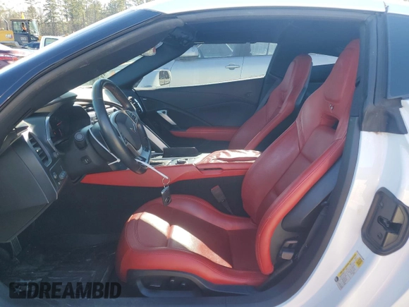 2016 Chevrolet Corvette 2LT with VIN 1G1YD2D75G5119808, listed as a Copart auction lot 86594784 with 77,340 mi miles and Salvage Title. Bid and sale history available at carsss.com. Image 7.