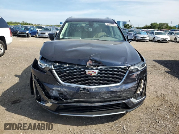 2022 Cadillac XT6 Premium Luxury with VIN 1GYKPDRS6NZ101878, listed as a Copart auction lot 68635424 with 37,146 mi miles and Salvage Title. Bid and sale history available at carsss.com. Image 5.
