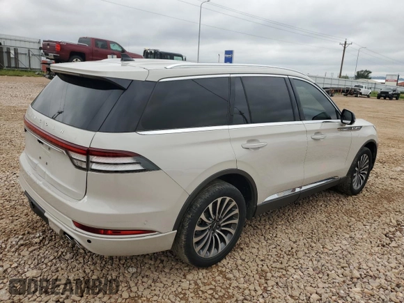 2021 Lincoln Aviator Reserve z VIN 5LM5J7XCXMGL19293, wystawiony jako Copart lot #64761565 z przebiegiem 61 614 mil mil oraz Szkoda całkowita • Salvage title. Historia ofert i sprzedaży dostępna na DreamBid. Obrazek 3.