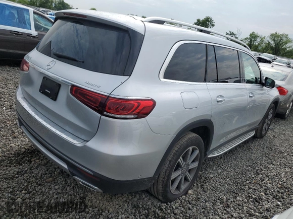 2020 Mercedes-Benz GLS 450 with VIN 4JGFF5KE3LA224520, listed as a Copart auction lot 62292535 with 69,020 mi miles and Salvage title. Bid and sale history available at DreamBid. Image 3.