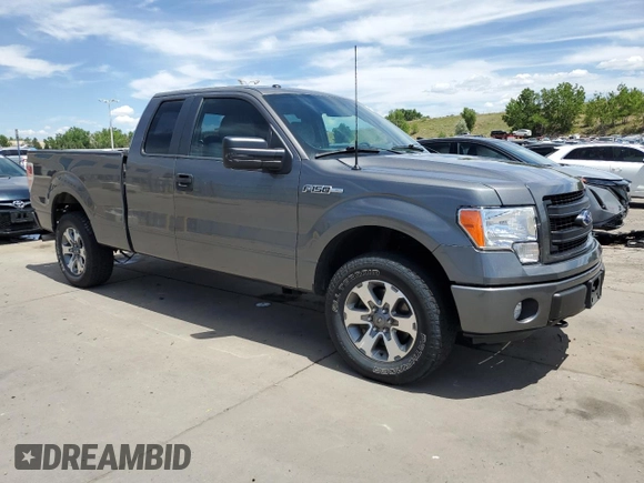 2013 Ford F-150 XL with VIN 1FTFX1EF4DFC34900, listed as a Copart auction lot 63637425 with 199,583 mi miles and Salvage title. Bid and sale history available at DreamBid. Image 4.