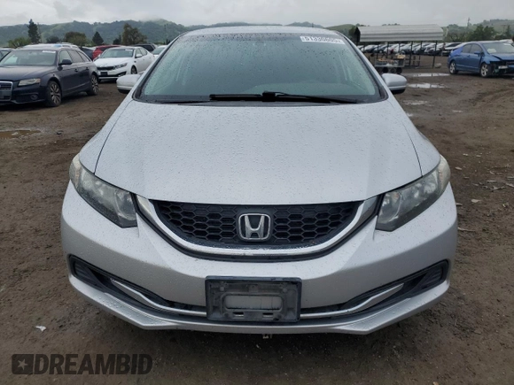 2015 Honda Civic Sedan LX with VIN 2HGFB2F54FH560824, listed as a Copart auction lot 51330605 with 215,540 mi miles and Salvage Title. Bid and sale history available at carsss.com. Image 5.