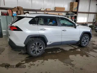 2023 Toyota RAV4 Hybrid Limited with VIN 2T3DWRFV5PW184266, listed as a Copart auction lot 82210204 with 40,740 mi miles and Salvage Title. Bid and sale history available at carsss.com. Image 3.