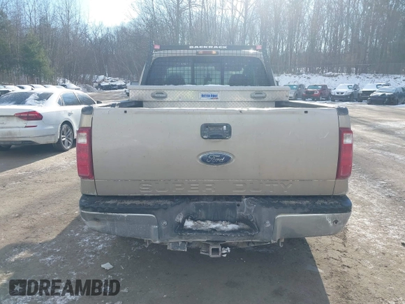 2008 Ford Super Duty F-250 SRW XL with VIN 1FTSX21Y38EB93621, listed as a IAAI auction lot 41379532 with 225,489 mi miles. Bid and sale history available at carsss.com. Image 16.