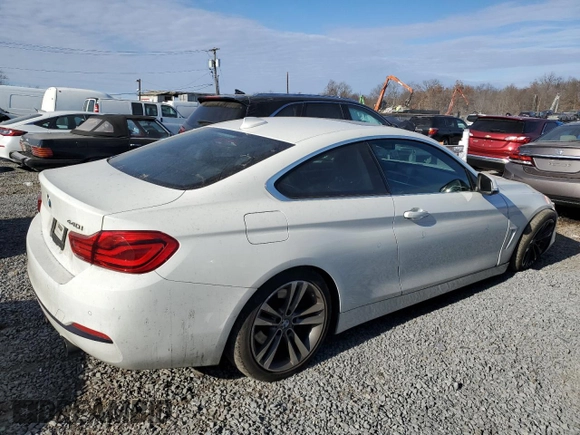2019 BMW 4 Series 440i xDrive with VIN WBA4W9C54KAF94150, listed as a Copart auction lot 81081804 with 57,486 mi miles and Salvage title. Bid and sale history available at DreamBid. Image 3.