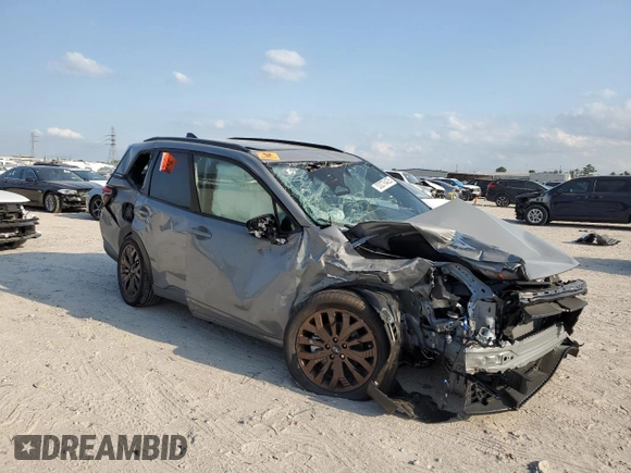 2025 Subaru Forester Special Sports with VIN JF2SLDHCXSH551077, listed as a Copart auction lot 53276425 with Not provided miles and Salvage title. Bid and sale history available at DreamBid. Image 4.